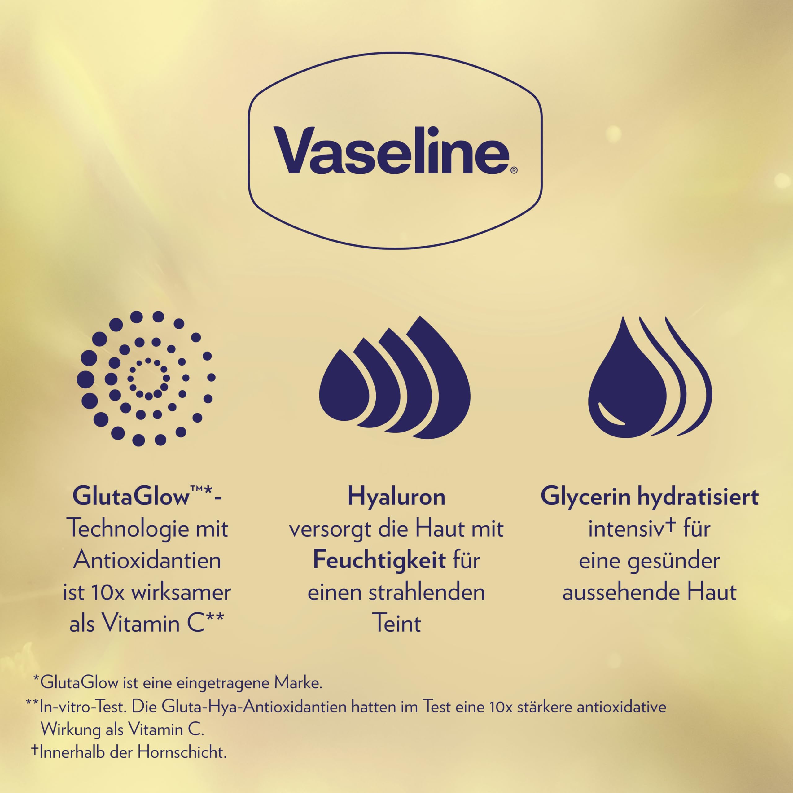 Vaseline Gluta-Hya Flawless Tone, Antioxidant rig Fugttolotion, mod pigmentpletter, med let tekstur, hurtig absorbering, jævn hudfarve, GlutaGlow og hyaluronsyre, 2x 200 ml Skønhed