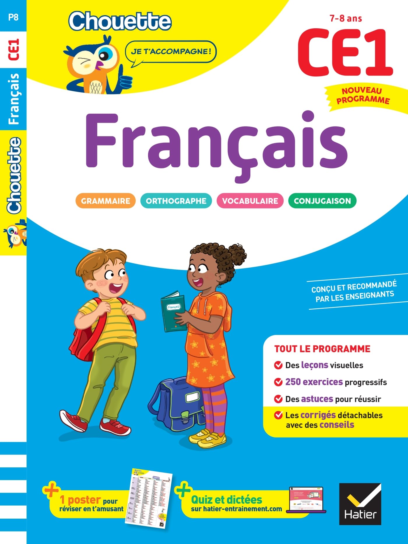 Français CE1 - Cahier de soutien nouveau programme: Leçons et exercices corrigés: 8