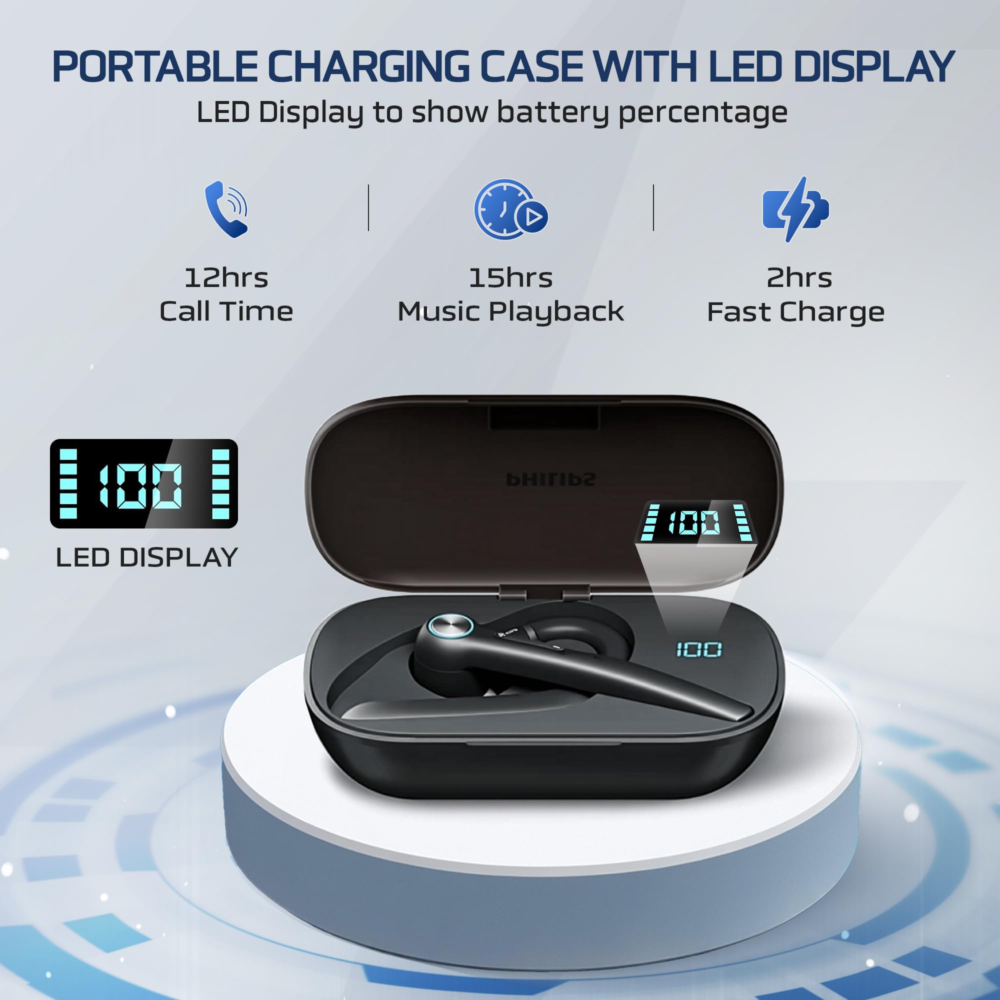 Philips Wireless Bluetooth Earpiece with Mic Review and Deals - Dettaglio