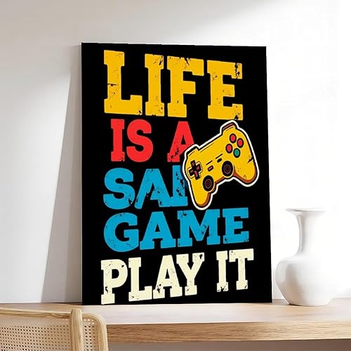 Miniatura 7 de Retro Rubik Cube - Consola de videojuegos de los años 50 a 1980 - Póster en lienzo para decoración de pared, pinturas impresas para sala de estar,