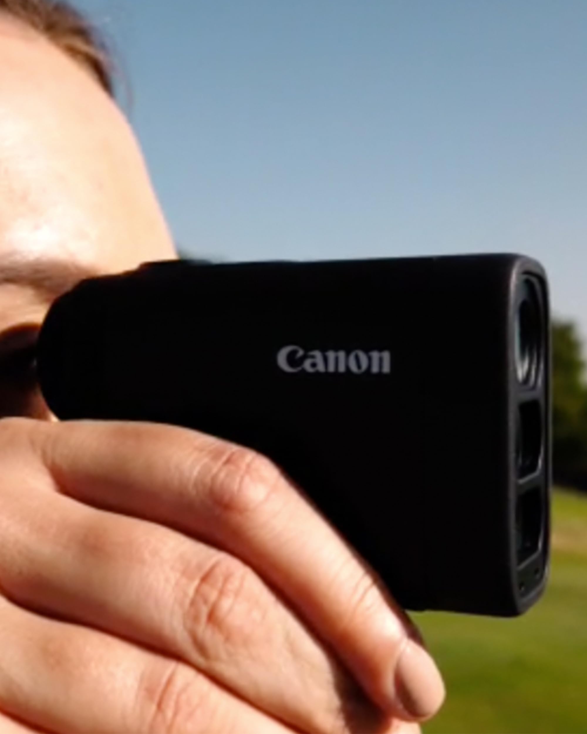 Canon PowerShot Golf-Entfernungsmesser - Rangefinder mit Flag-Lock & Slope Modus an/aus (12x Digitalzoom, 800 Yards Reichweite, Vibrationsfunktion, Digitalkamera, Videofunktionen, Bildstabilisierung)