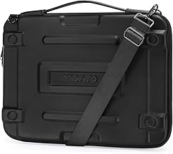 MOSISO Laptop PC Custodia Rigida,15,6 Pollici Computer Borsa Compatibile con MacBook Pro 16,HP,Dell,Lenovo,Asus Notebook,16 Pollici Astratto Geometric Impermeabile Portare Caso Borsa con Strap,Nero