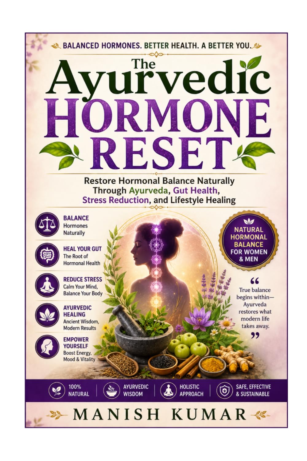 The Ayurvedic Hormone Reset: Restore Hormonal Balance Naturally Through Ayurveda, Gut Health, Stress Reduction, and Lifestyle Healing: 4 (The Ayurvedic Reset Series)