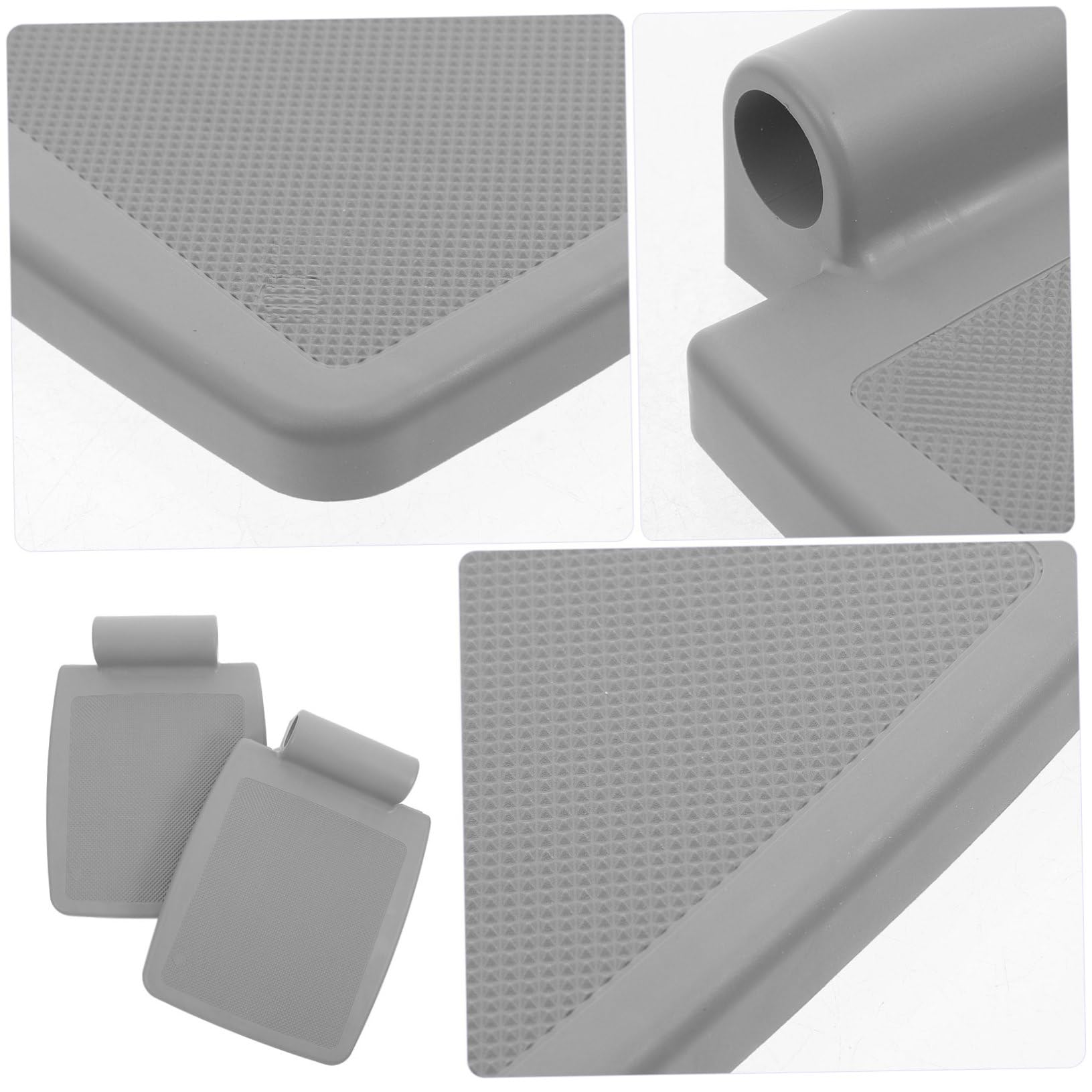 Healvian 6piezas Reposapiés De Rueda Para Sillas De Ruedas De Accesorios De Repuesto Diseño Seguro y Cómodo Compatible La Mayoría De Sillas