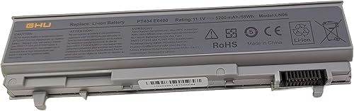 Miniatura 8 de GHU Batería de 58 Wh compatible con laptops Dell Latitude E5400 E5410 E5500 E5510 de repuesto para el número de pieza RM661 KM970 RM649 MT322 PW640