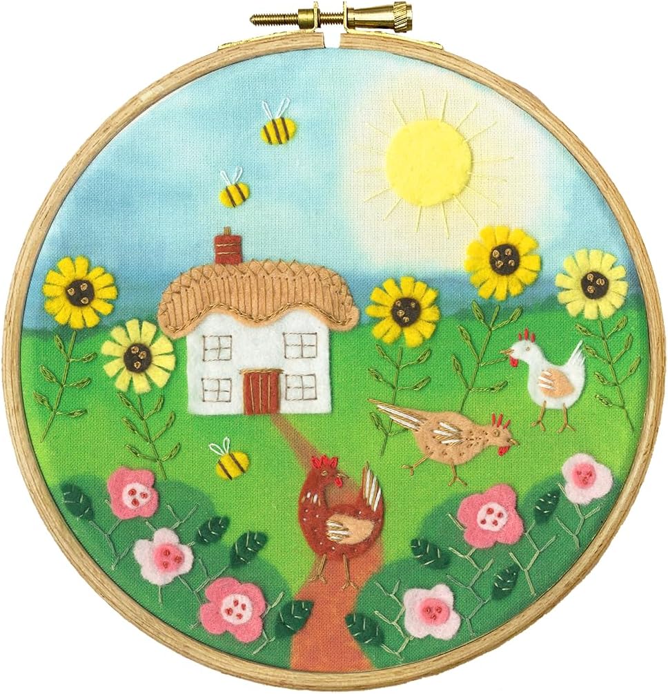 Free Roaming Felt Embroidery by Bothy Threads