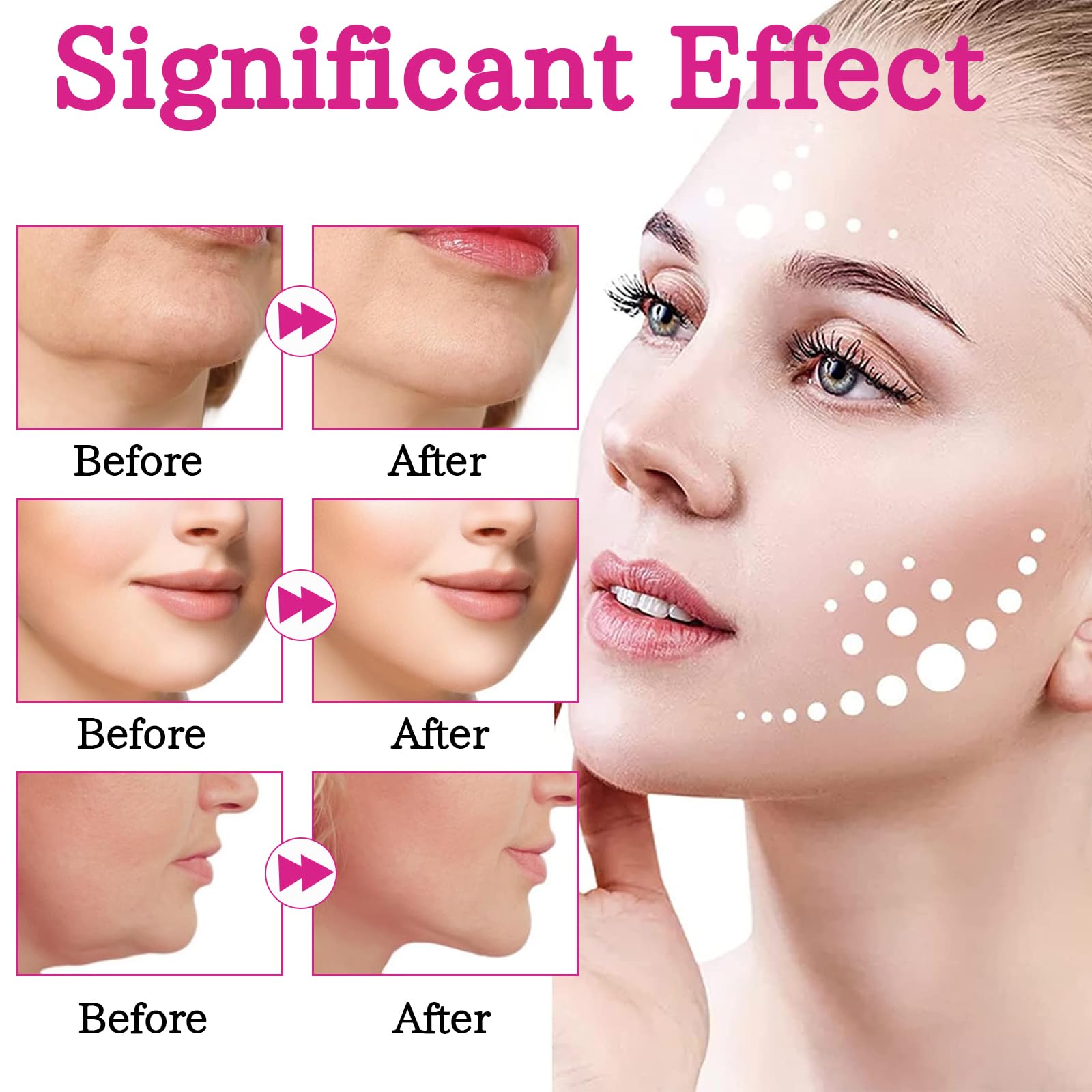 100 PCS Face Lift Tape Invisible, Face Tape Lift Waterproof - Image 3