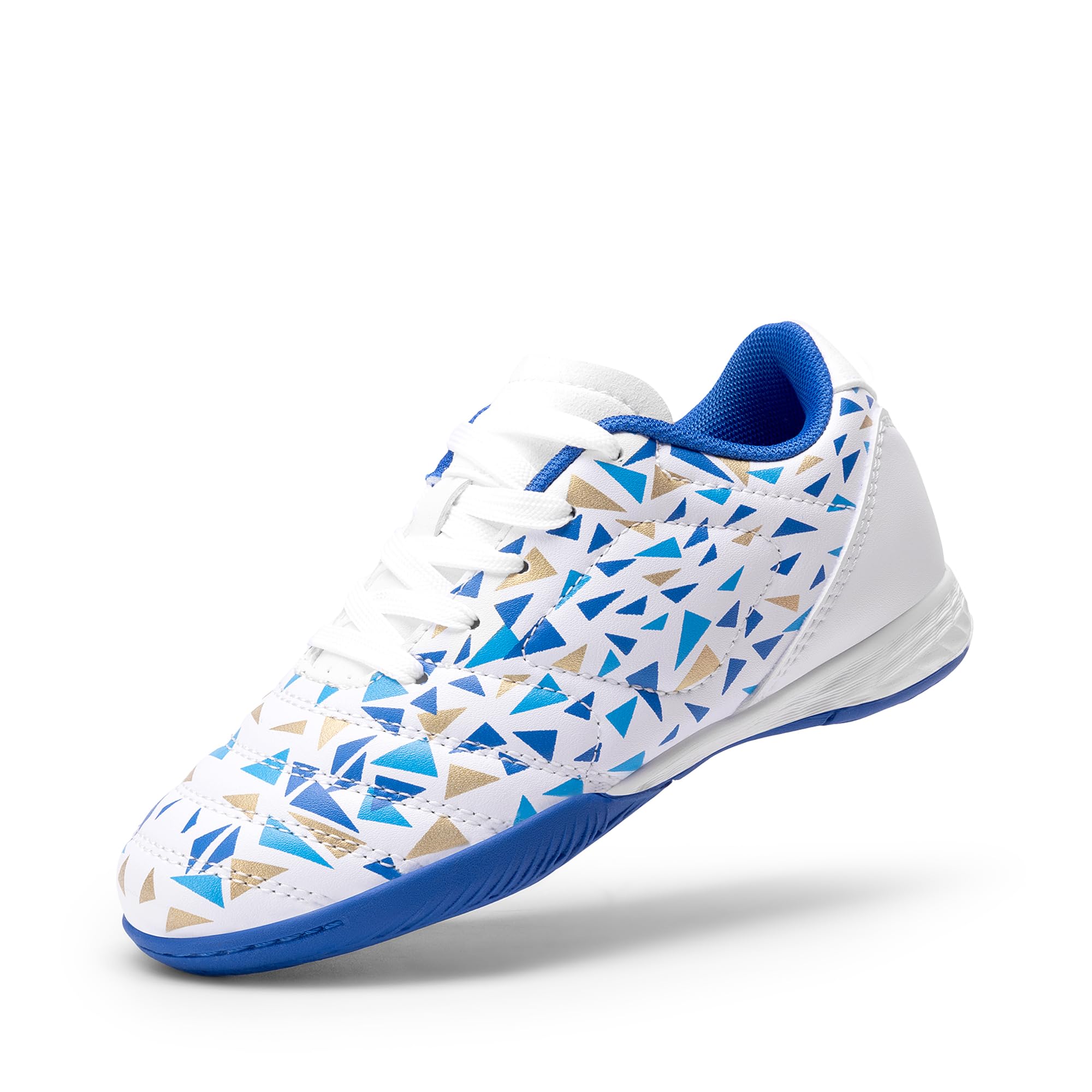 DREAM PAIRS Boys Girls Indoor Sneakers Lace Up Sport Athletic Casual IC Youth Futsal Football Soccer Shoes for Little/Big Kid