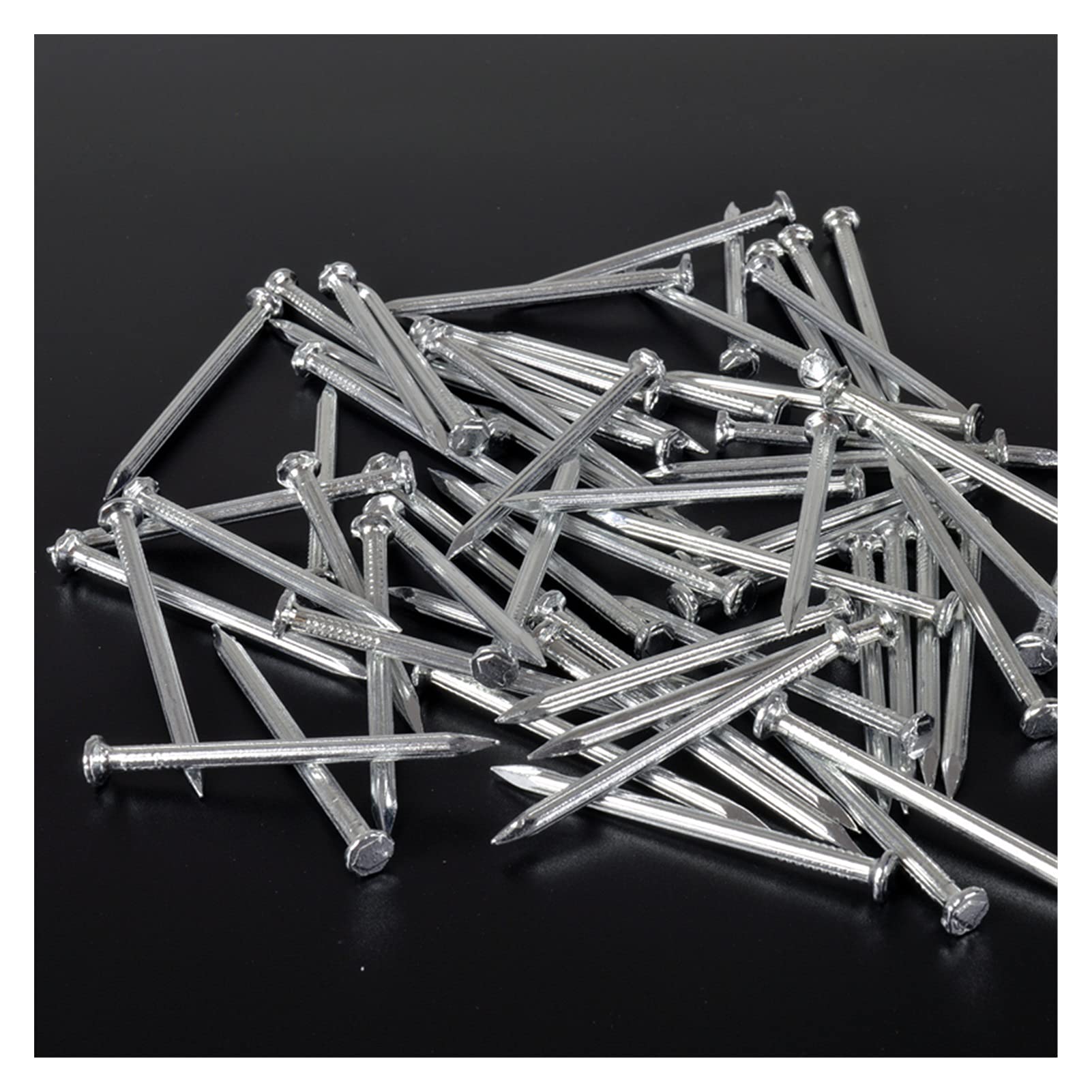 Clavos de hormigón de acero - clavos de hormigón de cabeza plana endurecidos para azulejos estriados de alta resistencia (color: M5 x 80 mm (30 unidades)