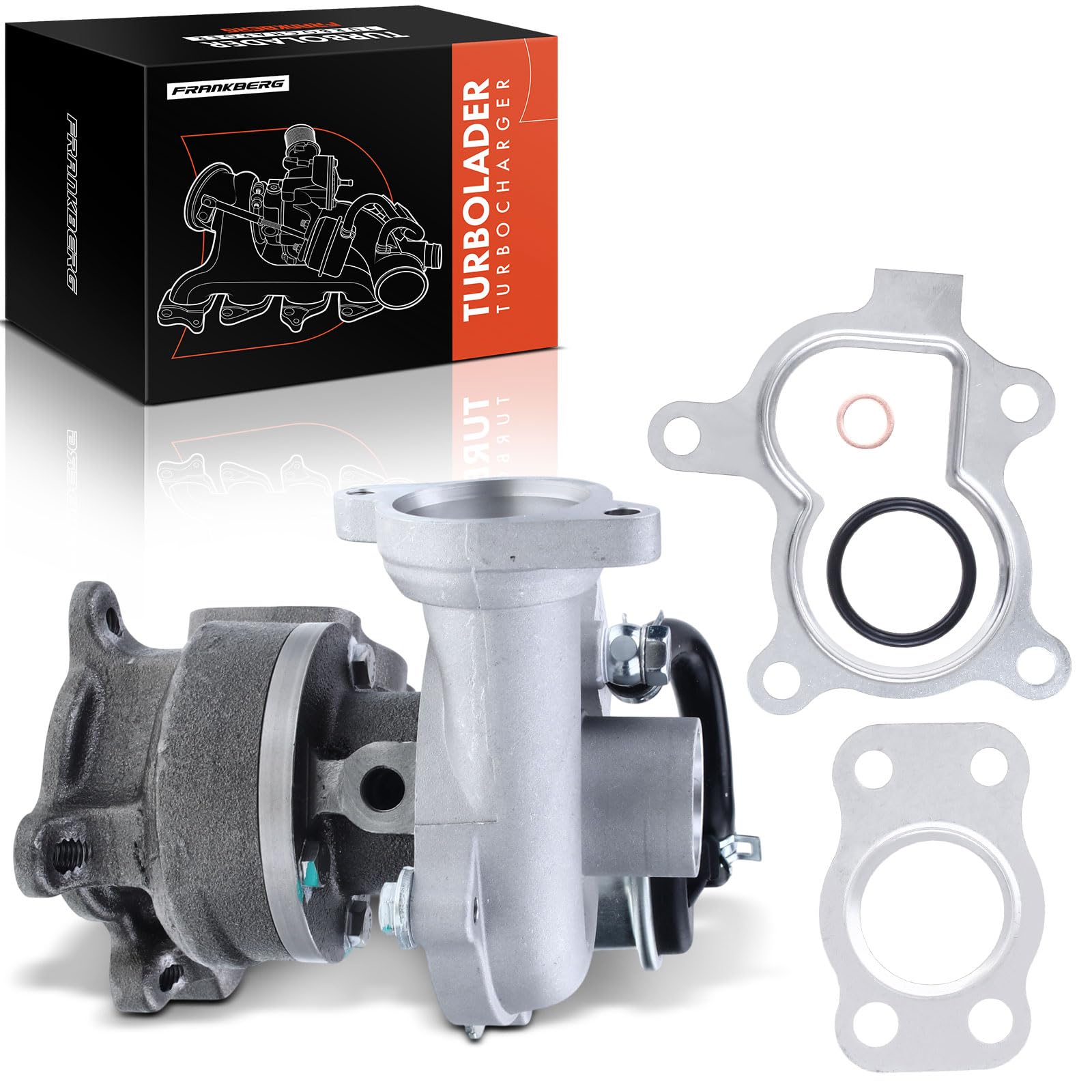 Frankberg Turbocompressore 9648759980 | Compatibile con: 23:07 PN, Fiesta V Van, C1 PM PN, Xsara N1, berlina 206, Fiesta V JD JH, 206 Van, C3 II SC, 2 giorni