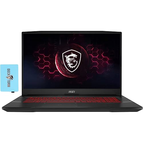 MSI 12th Gen Pulse GL76 Gaming Laptop 17.3" 144Hz FHD + IPS Display (Intel i7-12700H 14-Core, 64GB DDR4, 1TB PCIe SSD, RTX 3060 6GB, RGB Backlit KYB, WiFi 6, BT 5.2, HD Webcam, Win11P) w/Hub