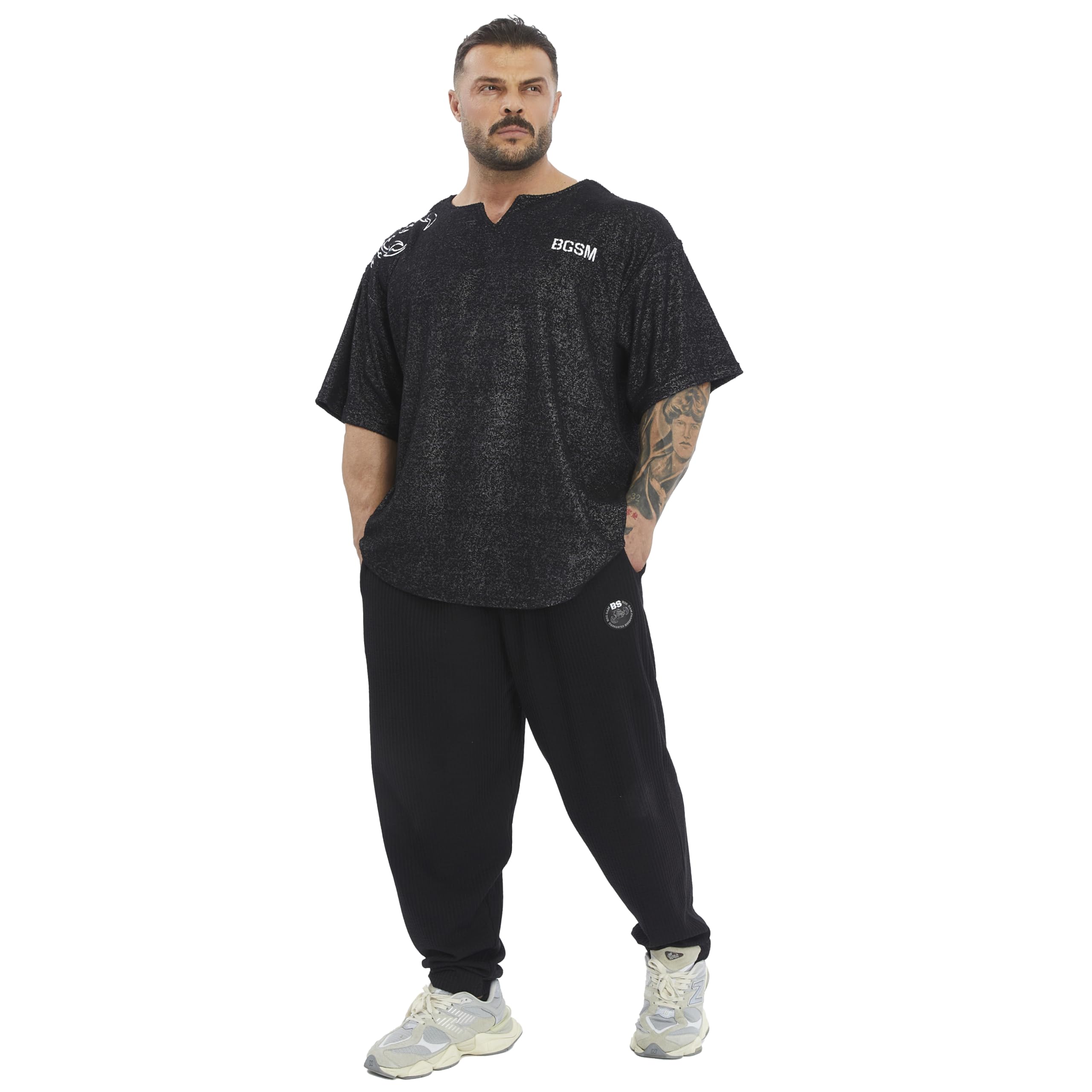 Maglietta da palestra da uomo Active Wear Bodybuilding Lifting Oversize Rag Top | Tessuto asciugamano, top da allenamento in cotone