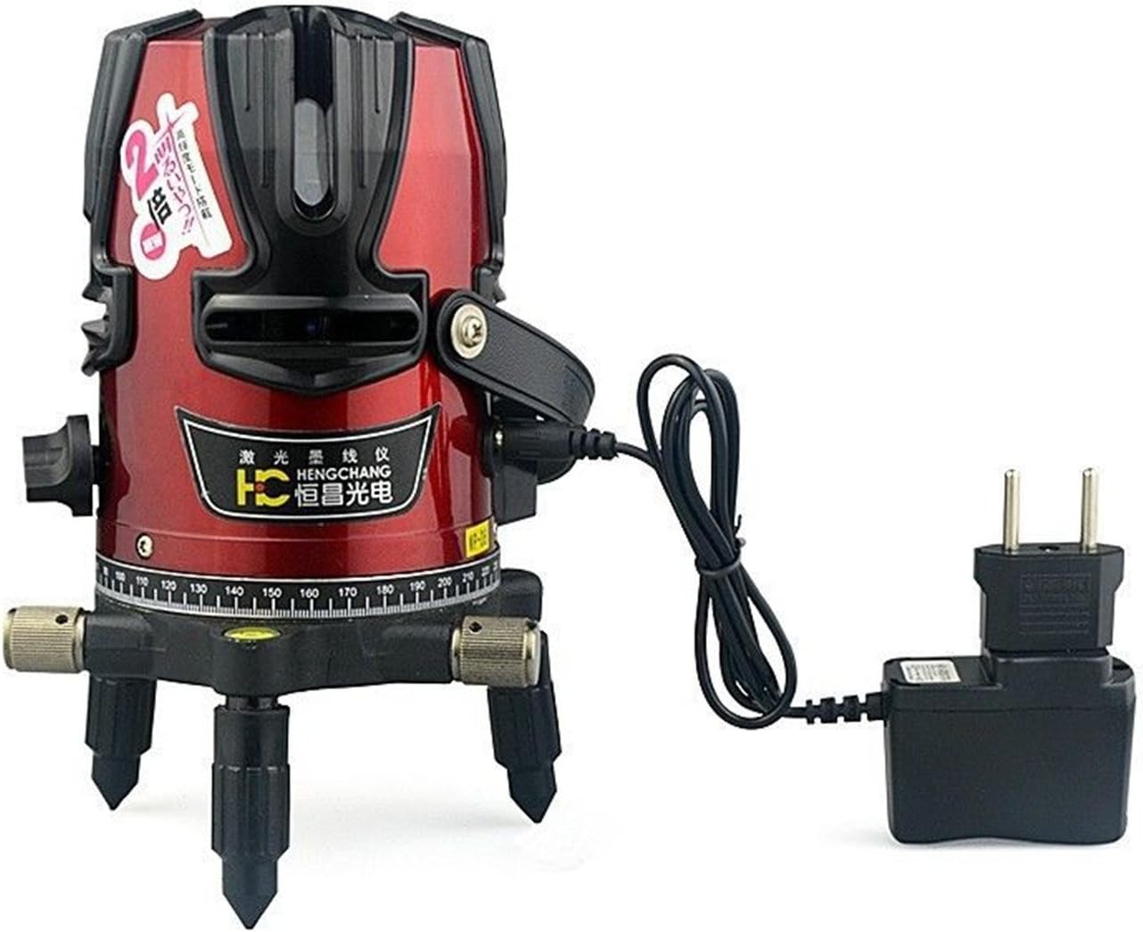 HiiBaby Self Leveling Interior Exterior Rotary Laser Level Laser Tool Laser Line Surveying Instrument (1V1h1d Beam)