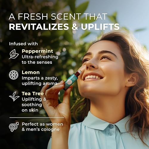 Miniatura 8 de Set de aceite de alivio de migraña para el dolor de cabeza y respiración, juego de aceites esenciales 100% naturales, 2 x 0.34 onzas líquidas - Gya