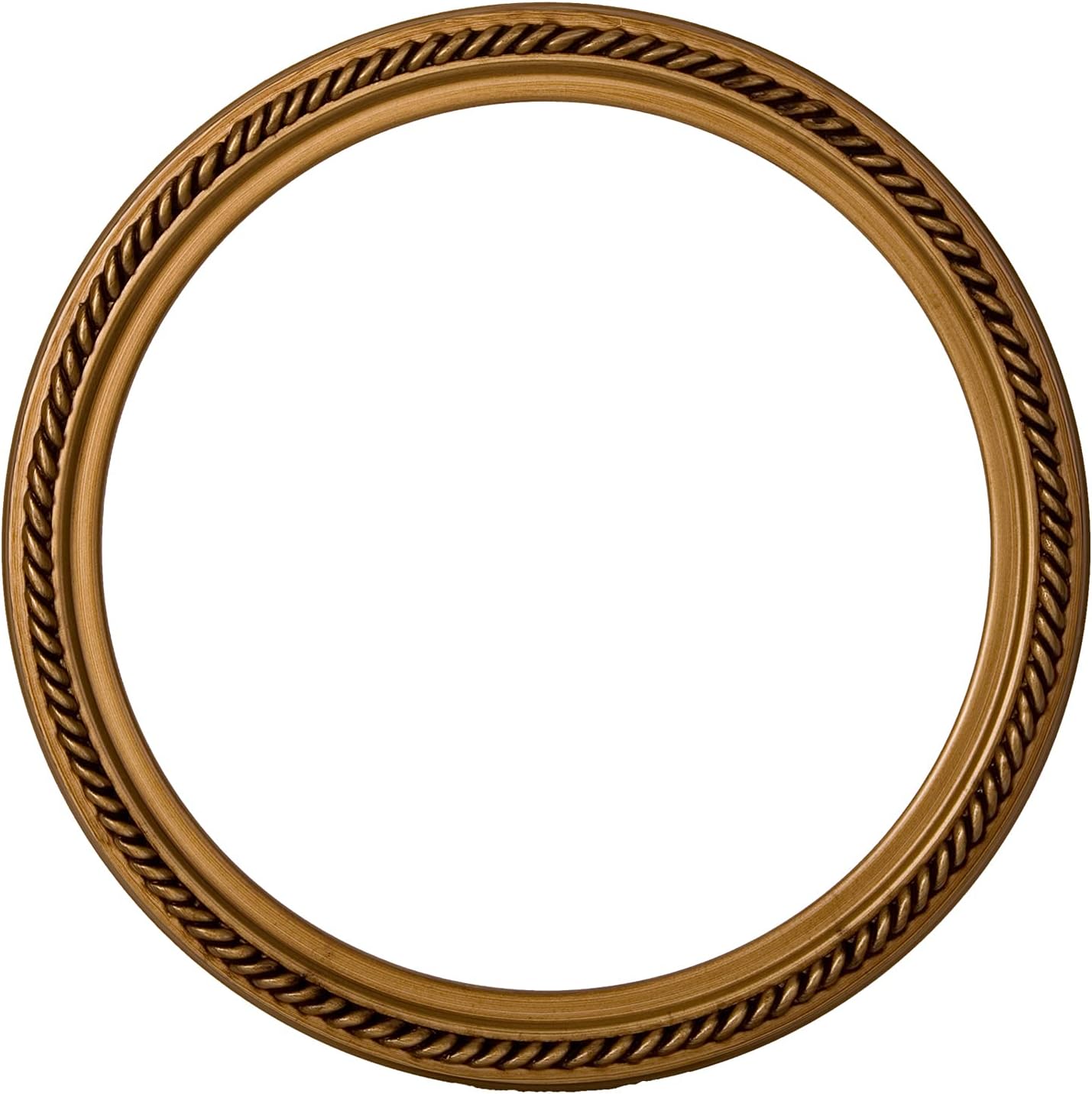 ArtToFrames 35 x 35 Inch 604 Circle Frame Gold Paint