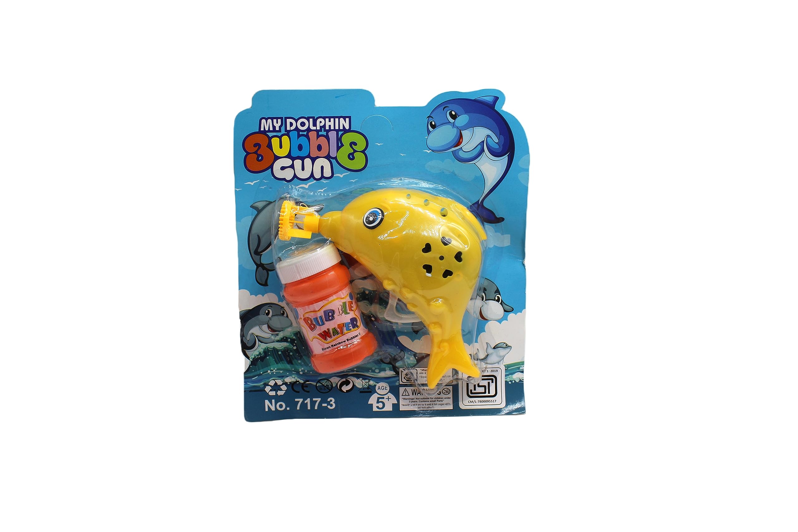 Neoinsta Fish Shape Yellow Bubble Gun with a Bubble Bottle Toy Bubble Maker (B0CHDZH6K3) Amazon Price History, Amazon Price Tracker