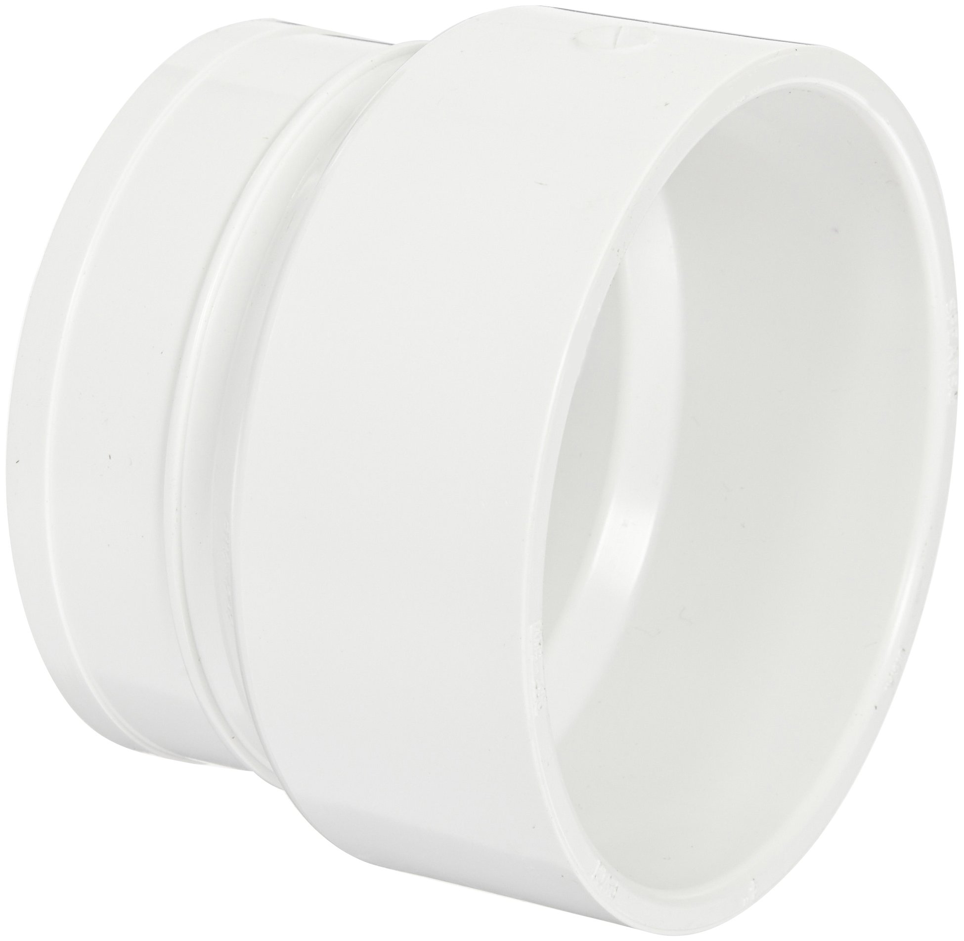 Spears P119 Series PVC DWV Pipe Fitting, No-Hub Adapter, 4