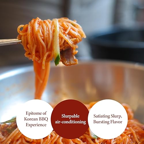 Miniatura 33 de Wang Fideos fríos coreanos Pyeongyang Naengmyeon, aire acondicionado para licuar, 22 onzas, 4 porciones