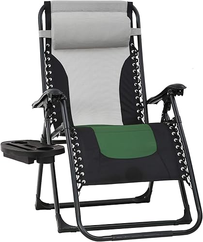 FDW Piscina cubierta camping (verde) Anti gran tamaño Zero Gravity Chair XL para patio disponible en Yaxa Peru