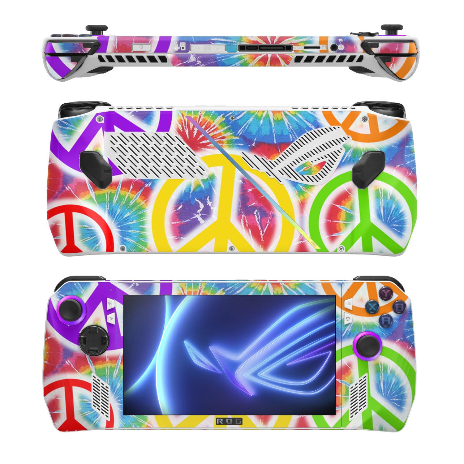 MightySkins Skin Compatible with Asus ROG Ally - Peaceful Explosion | Protective, Durable, and Unique Vinyl Decal wrap Cover | Easy to Apply