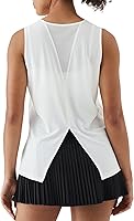 K-Swiss Women's Sleeveless Tank Top - Breathable Lightweight Running Yoga Tennis Workout Shirt