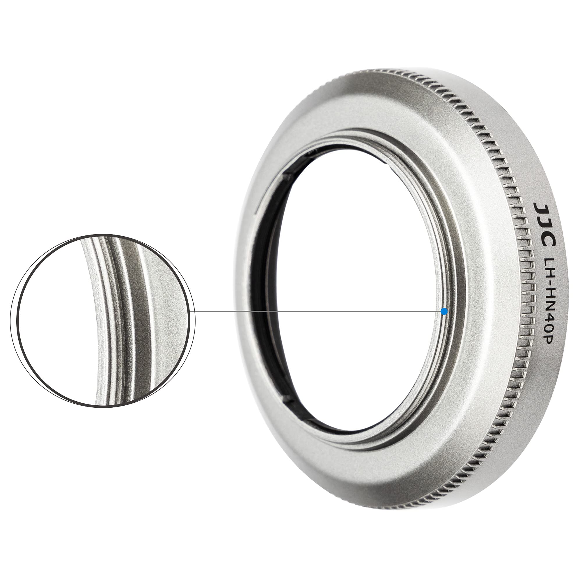 JJC Paraluce In Metallo Per Nikon NIKKOR Z MC 50mm F/2.8 Macro, Reversibile Con Anello Adattatore - 2