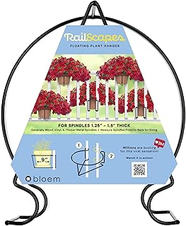 RailScapes Floating Railing Plant Clip for 1.25” - 1.5” Thick Spindle