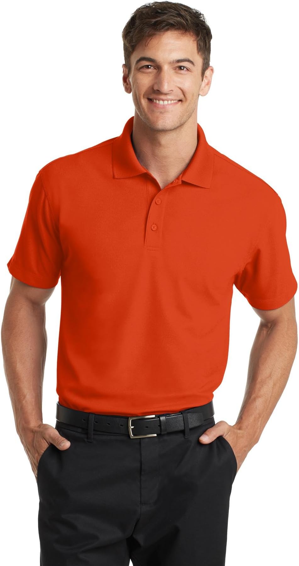 Port Authority Men's Dry Zone Grid Polo 4XL Autumn Orange