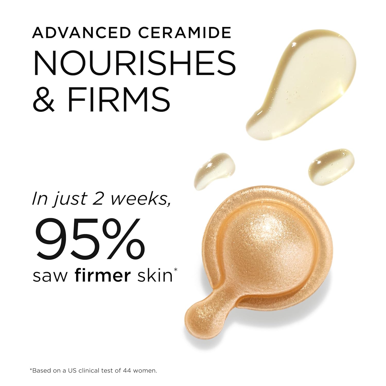 Elizabeth Arden Retinol + HPR Ceramide Rapid Skin Renewing Anti-Aging Face Serum Capsules, Fine Lines & Wrinkles Treatment with Peptides, Vitamin E, & Niacinamide - Image 3