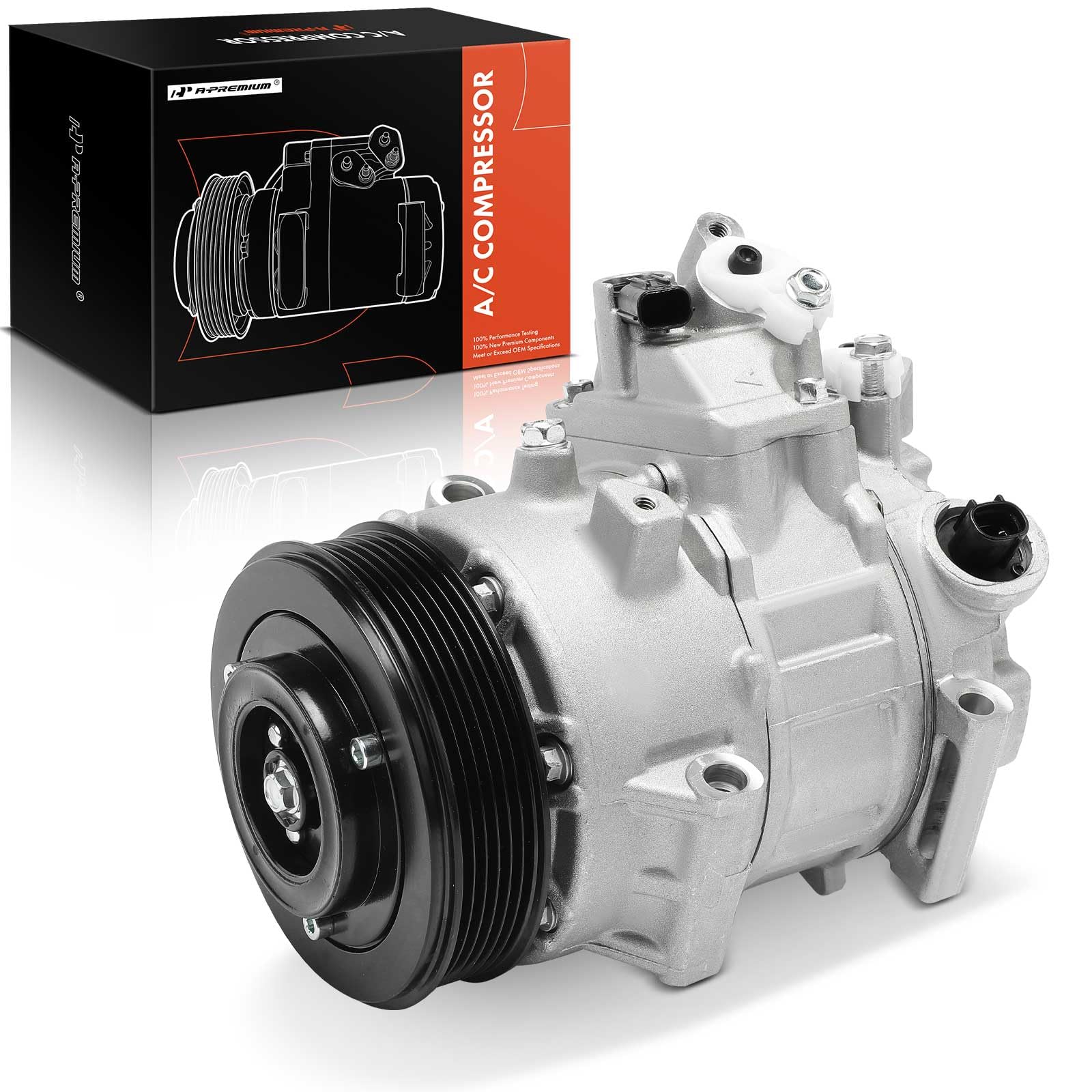A-Premium Air Conditioner AC Compressor with Clutch Compatible with Toyota Camry 2.5L 2012-2017, RAV4 2.5L 2009-2012