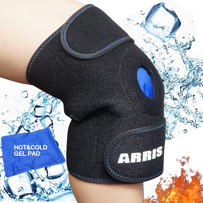 Buy Ice Pack for Knee,Reusable Ice Gel Knee Brace Hot Cold Therapy for