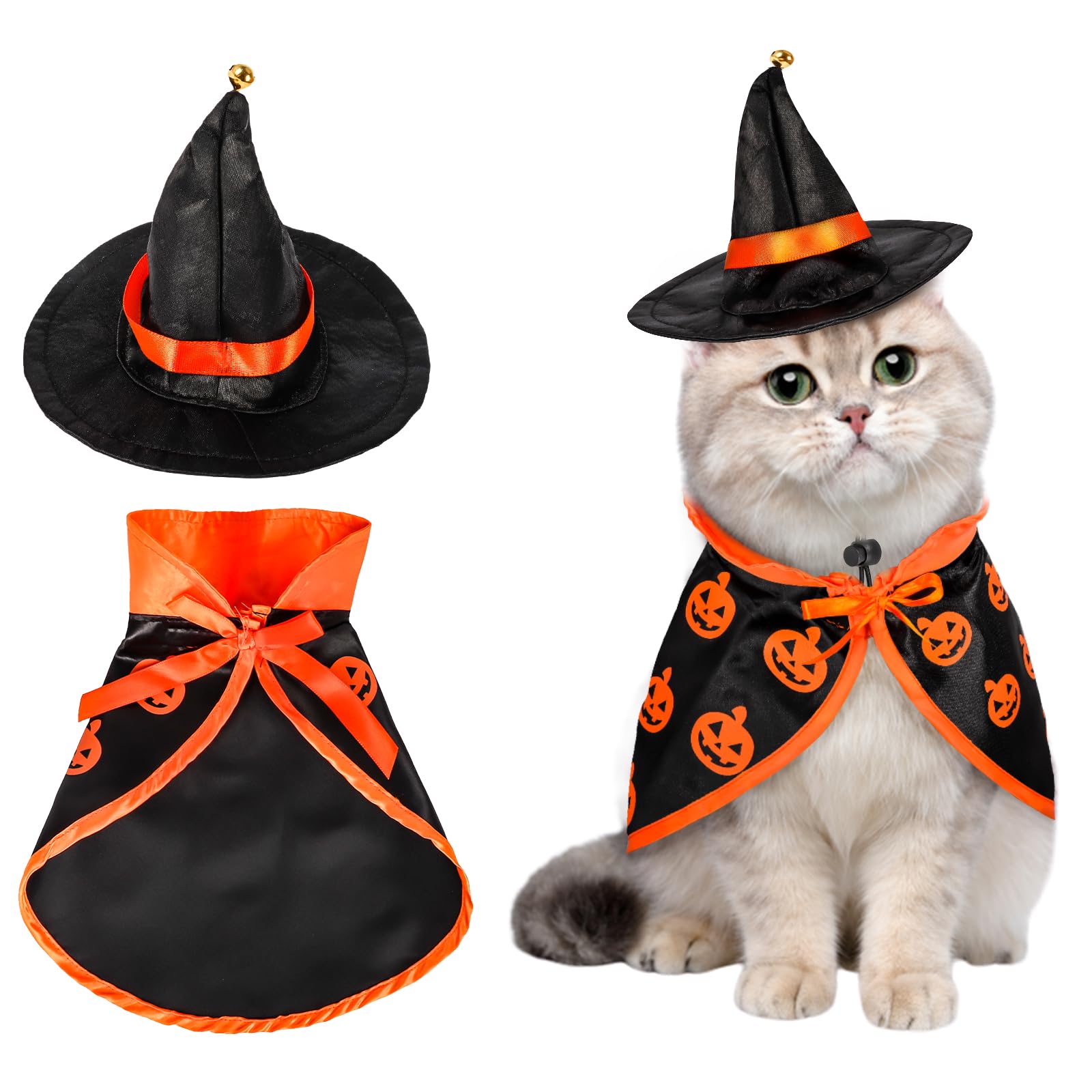 Costume Da Vampiro Per Cani E Gatti - Mantello Elegante Per Halloween - Foto 3