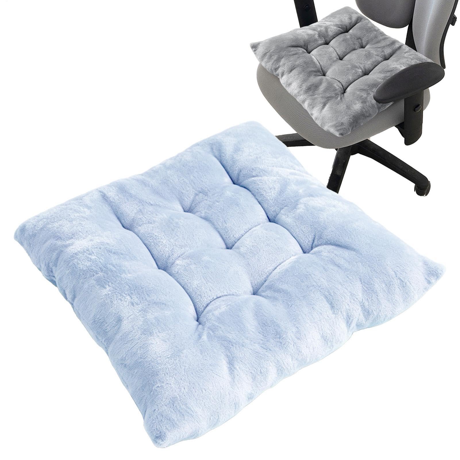 Coussin de chaise avec attaches antidérapant de 40x40 cm épais et doux pour fauteuil