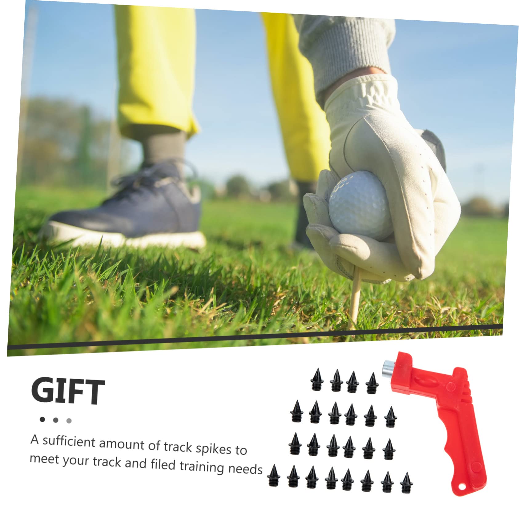 VANZACK 3 Sets Running Shoes Spikes Golf Shoe Cleats Supplies High Strength Carbon