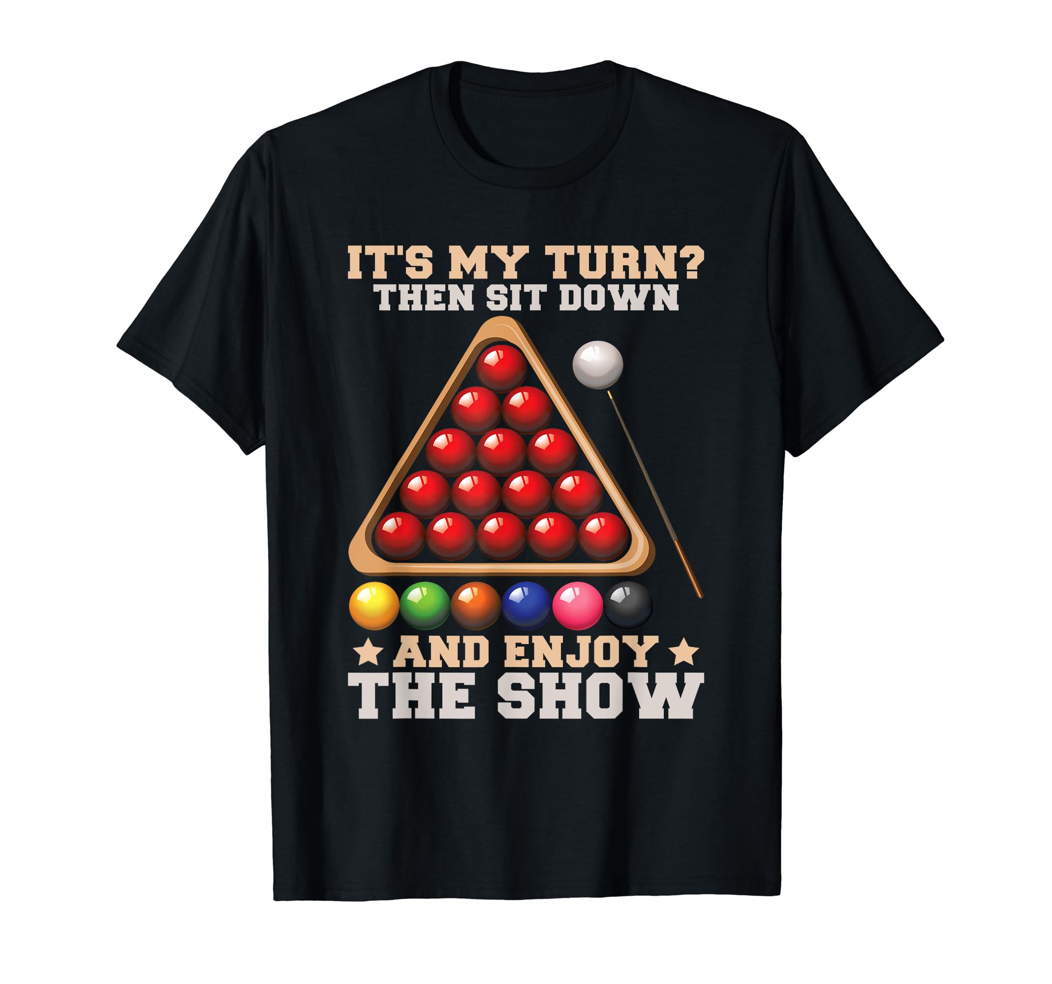 Funny Snooker ShirtCue Sports Snooker T-Shirt