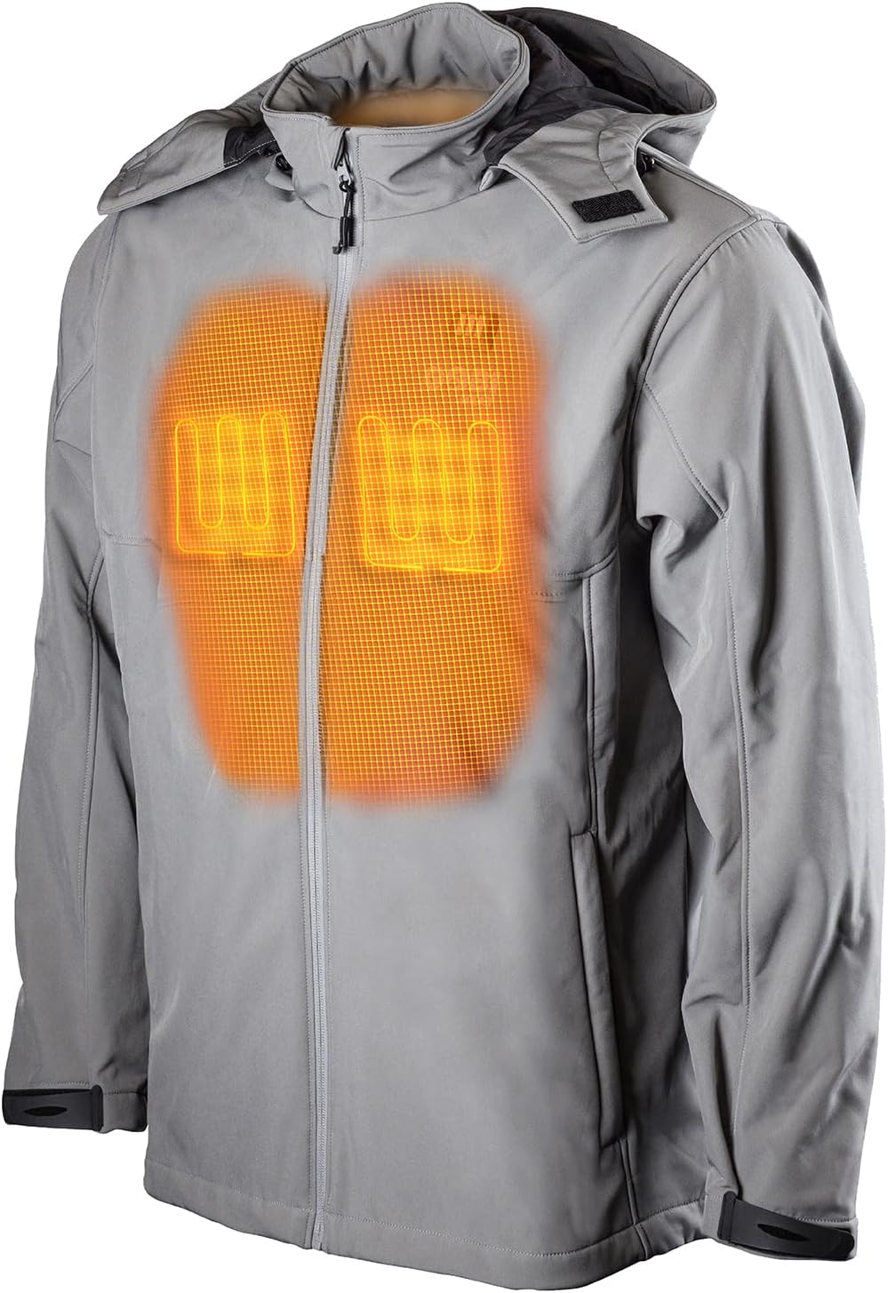Sahara II Men’s Heated Jacket - 10 hrs of Heat | 3 Heat Zones | Battery & Charger | Machine Washable | All Day Warmth