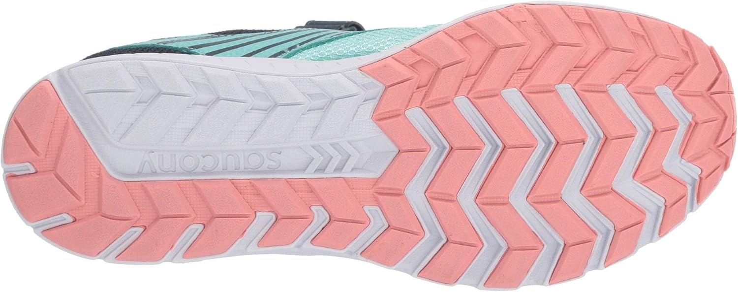  | Saucony Girl's Velocer A/C (Little Kid/Big Kid) Navy/Turquoise 5.5 Big Kid W | Sneakers