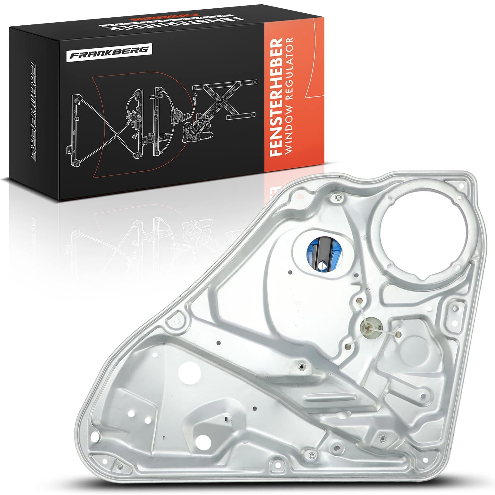 Frankberg Alzacristallo Meccanismo alzacristallo Elettrico senza Motore Posteriore destro Con Piastra 4/5-Porte Compatibile con P.a.s.s.a.t 3B5 3B2 3U4 3B5 Replace# 3U5839462