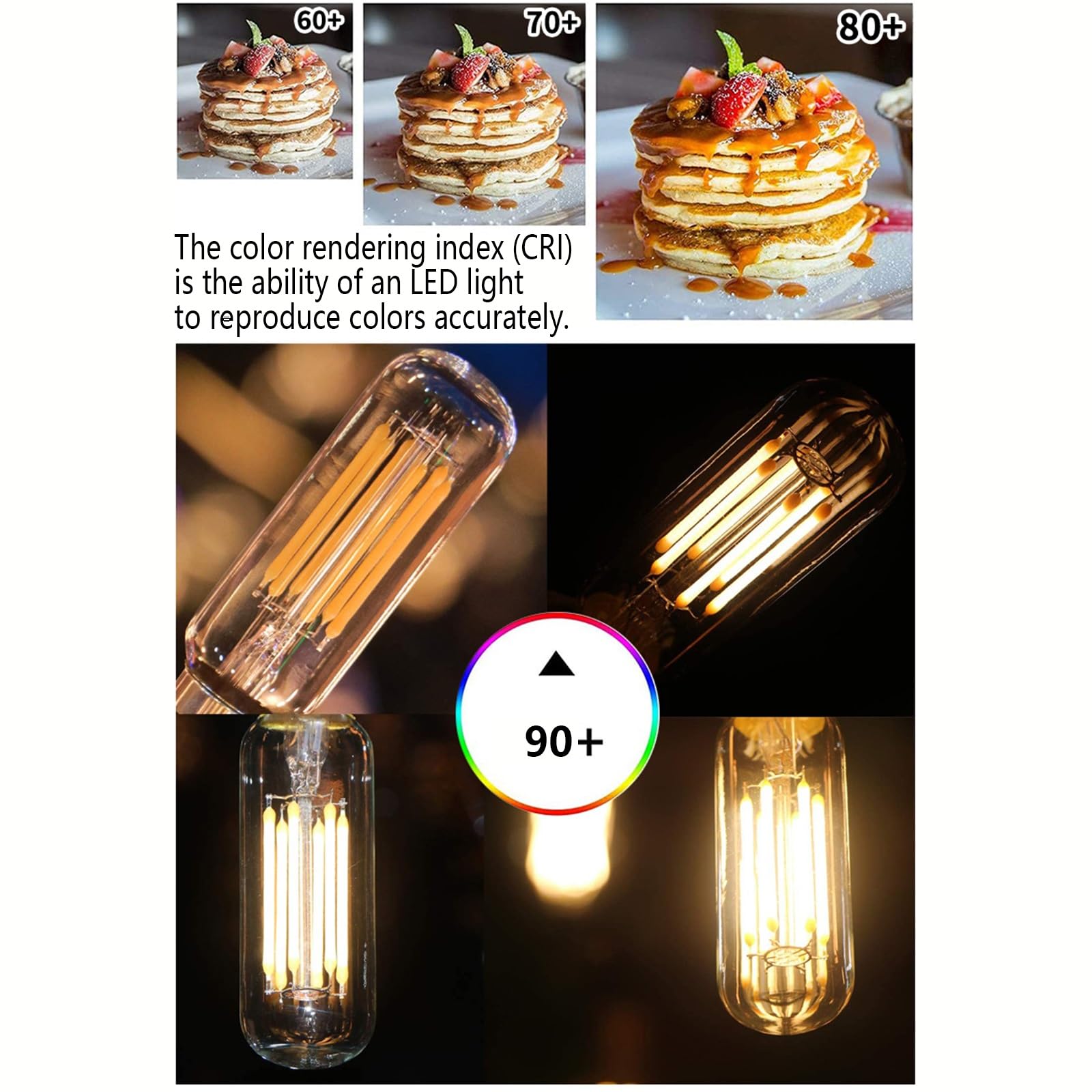 Lampadine Led E14 Confezione da 12 Bianco Caldo 2700K 4W (Equivalente 40W) Non Dimmerabile Senza Sfarfallio 440 Lumen Per Lampadario Lampada a muro(Natural White 4000K,6W)