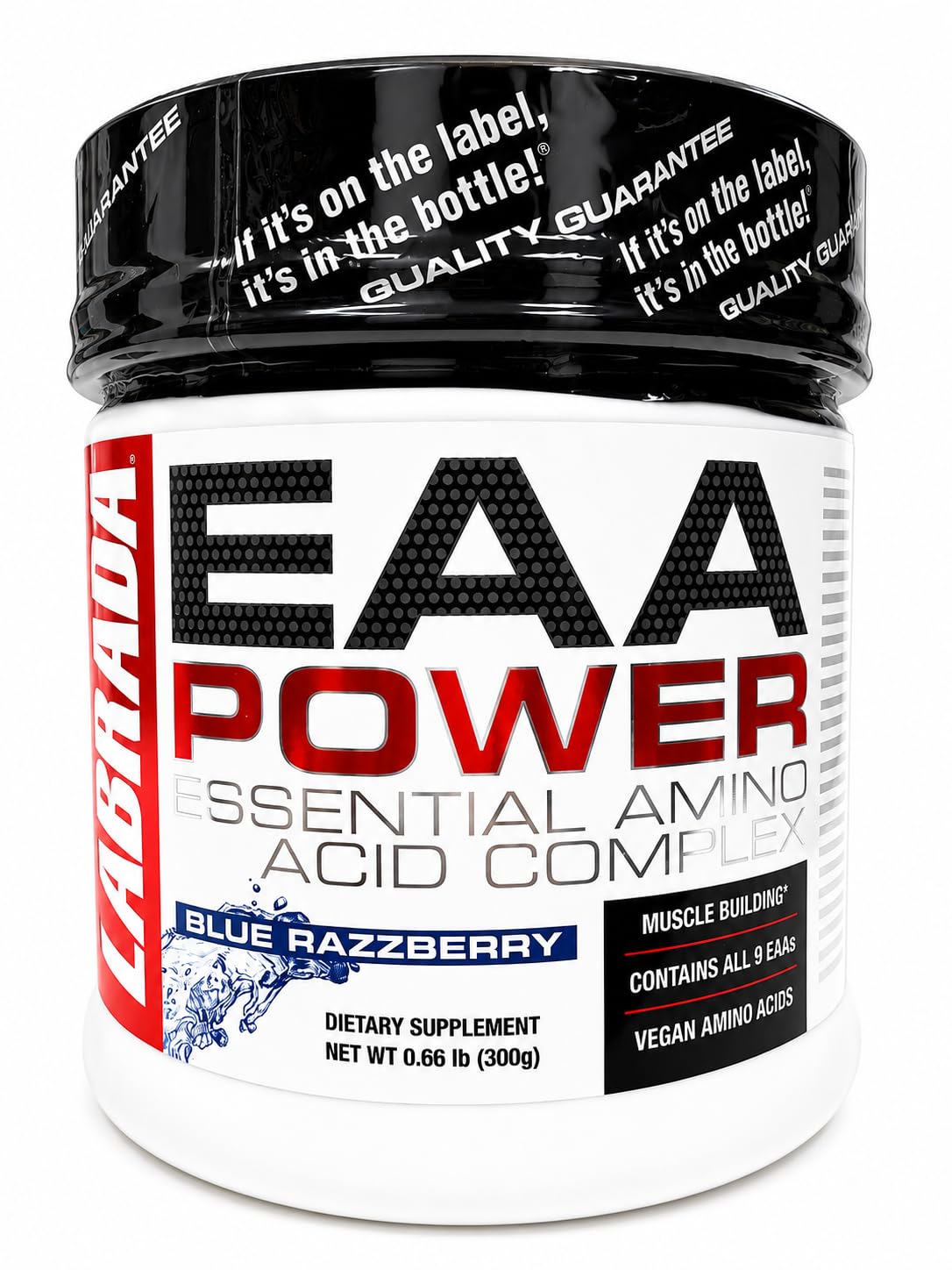 Labrada EAA POWER Essential Amino Acid Complex Powder (6.57g EAAs, Muscle Building, Vegan, 40 Servings) - 0.88 lbs (Pack of 400g) (Blue Razzberry)-image-29