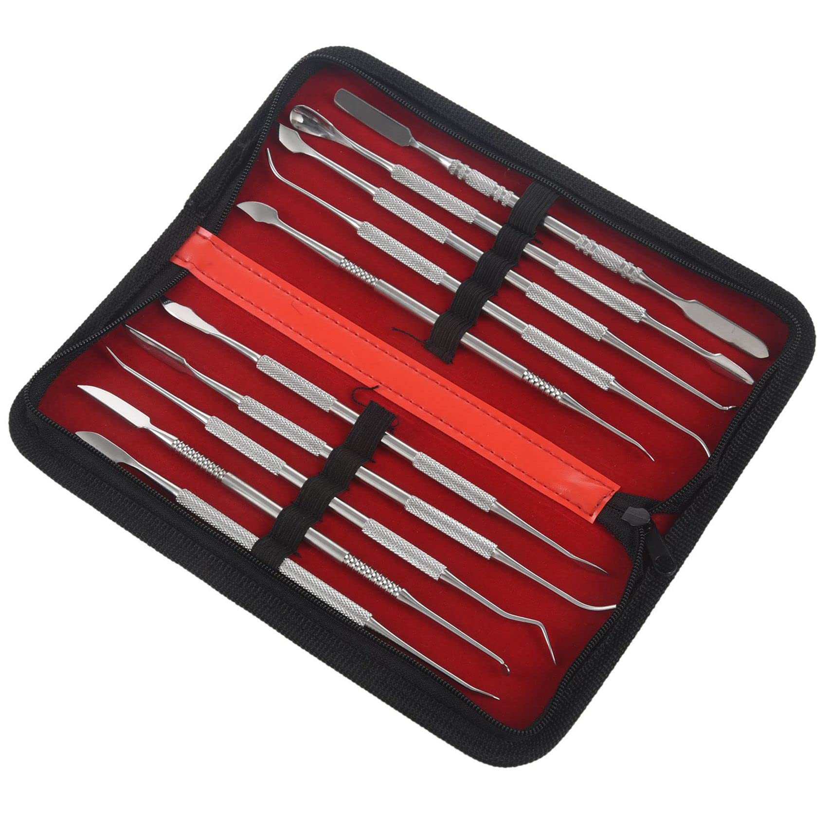 50Pcs Argile en Acier Inoxydable Modelisation Artisanat en Ceramique Outils de Sculpture