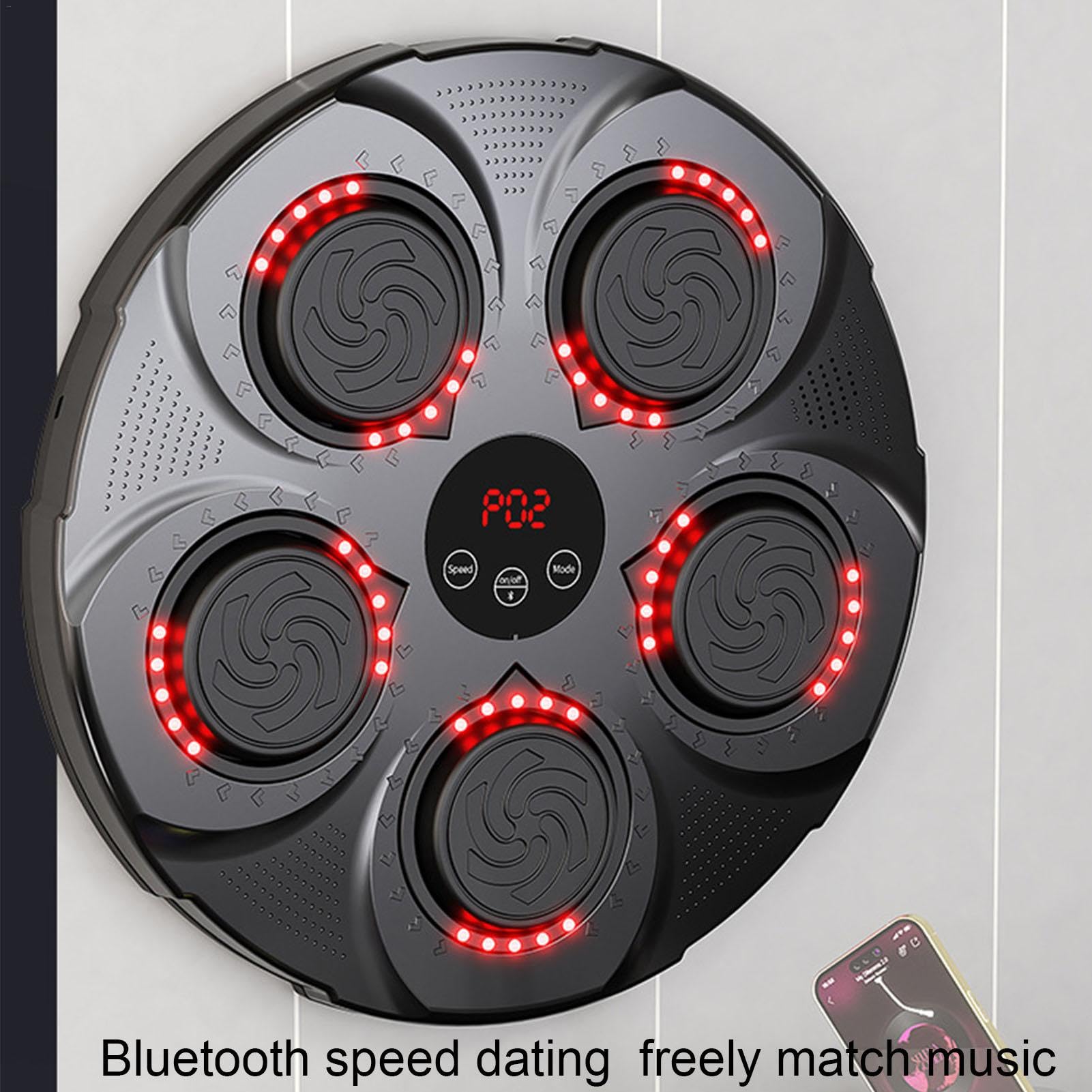 Macchina di Boxe Musicale, Stuoia di Colpo con luce a LED, Attrezzature per Macchina di Boxe Musicale Intelligente, Bersaglio di Boxe Elettronica, Apparecchi di Boxe per Boxe