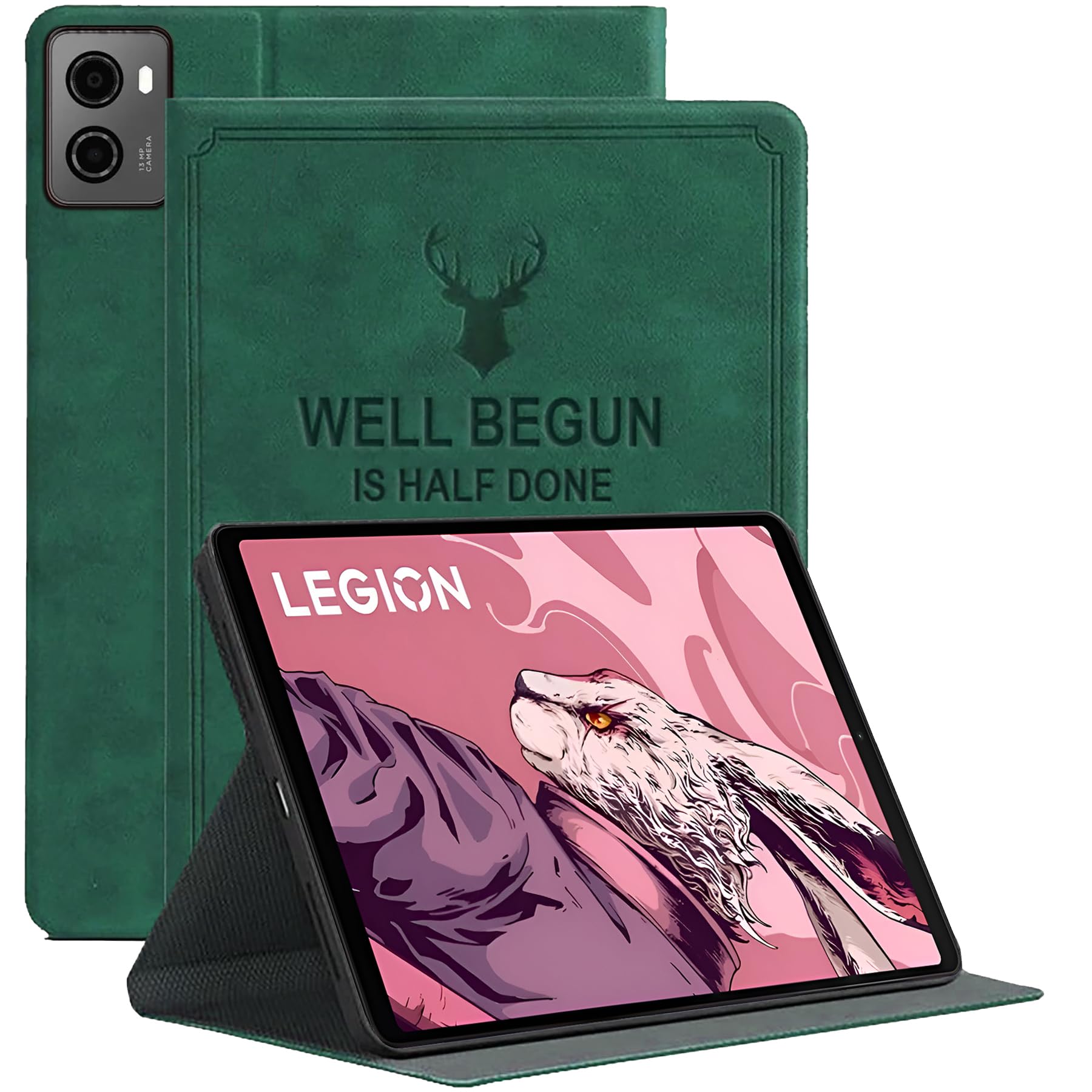 ProElite Cover for Lenovo Legion Tab 8.8 inch Case, Deer Flip case Cover for Lenovo Legion Tab 8.8 inch Tablet, Dark Green (B0D99YBGZD) Amazon Price History, Amazon Price Tracker