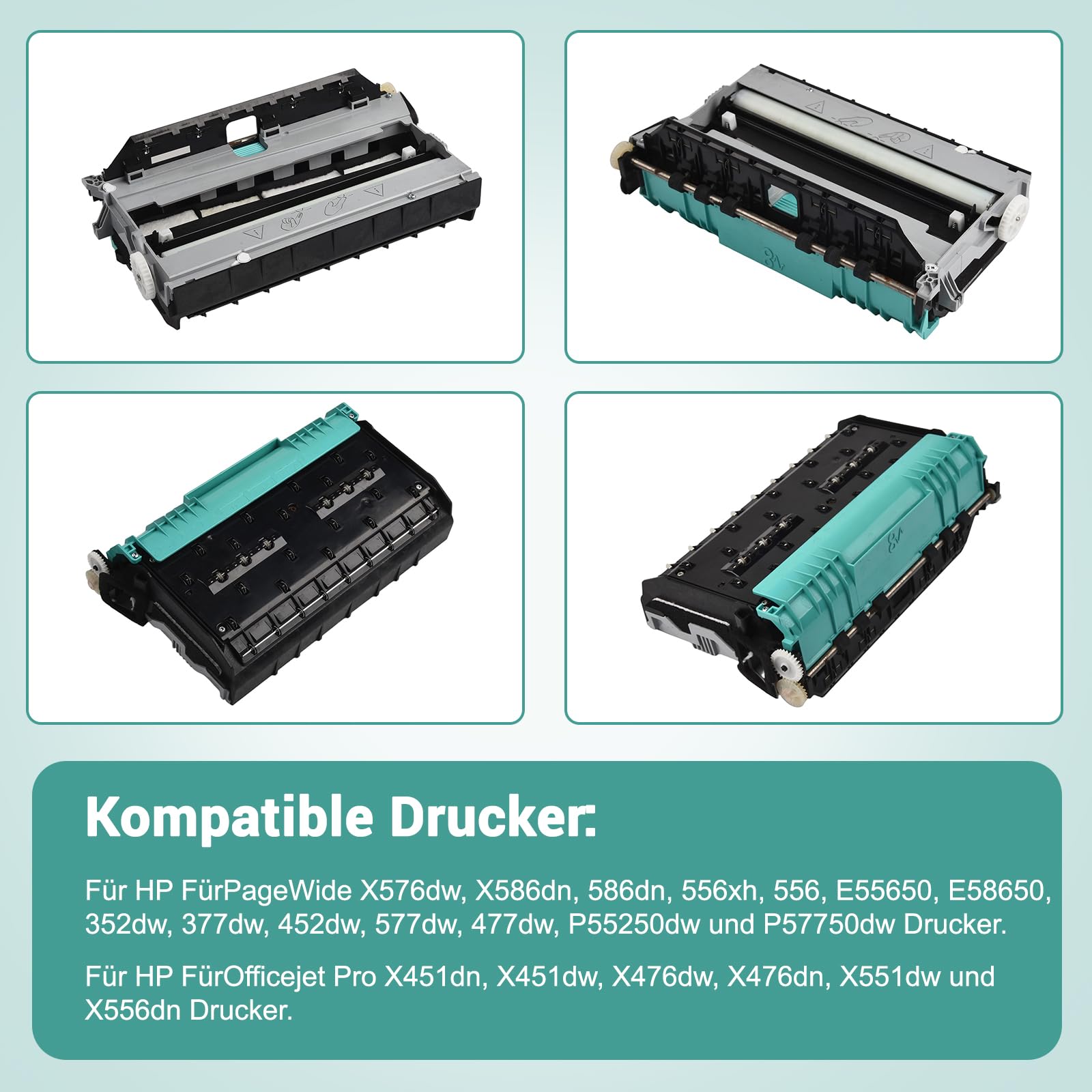 Duplex-Modul Montage Resttinte Sammeleinheit kompatibel HP Pro X451 X476 X551 X576 PageWide 352dw 377dw 452dw 577dw 477dw P55250dw P57750dw