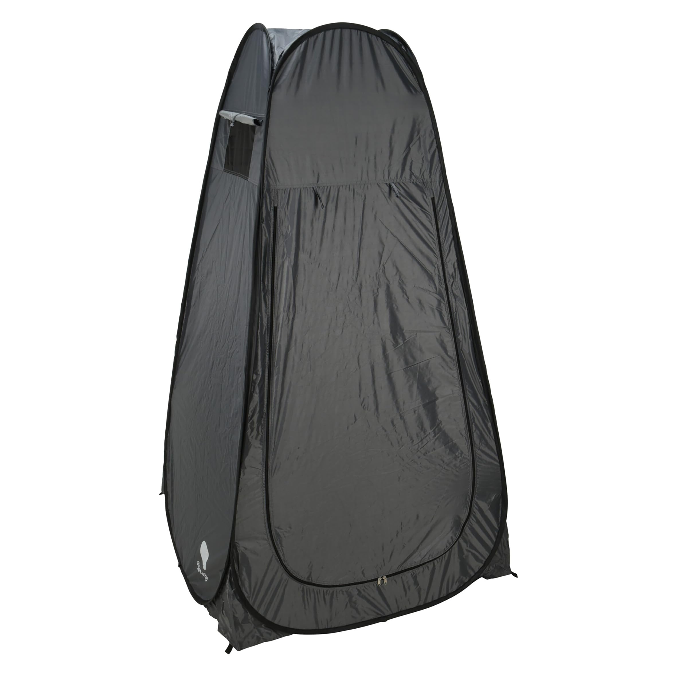 Tenda pop-up con cerniera – 190 x 110 cm – Tenda WC da campeggio grigio con borsa per il trasporto – Glamping tenda da doccia WC tenda da campeggio spogliatoio da spiaggia per festival trekking