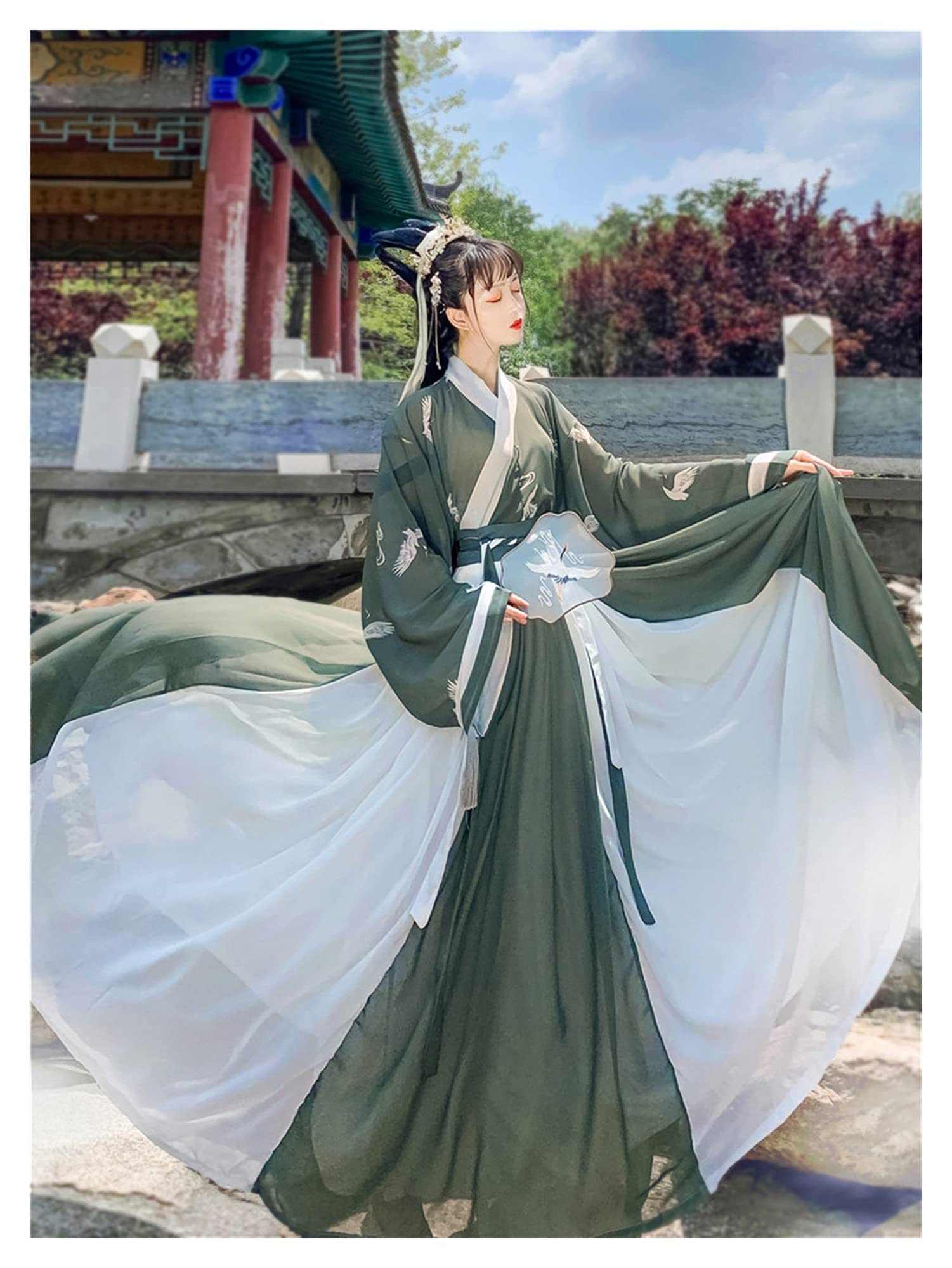 Homeilteds Chinese Dress Oriental Style Fairy Hanfu Costume Cosplay Antique  Traditional Elegant Tong Dynasty Princess Clothing Comfortable (Color :  Blue, Size : XL.) : Amazon.se: Fashion