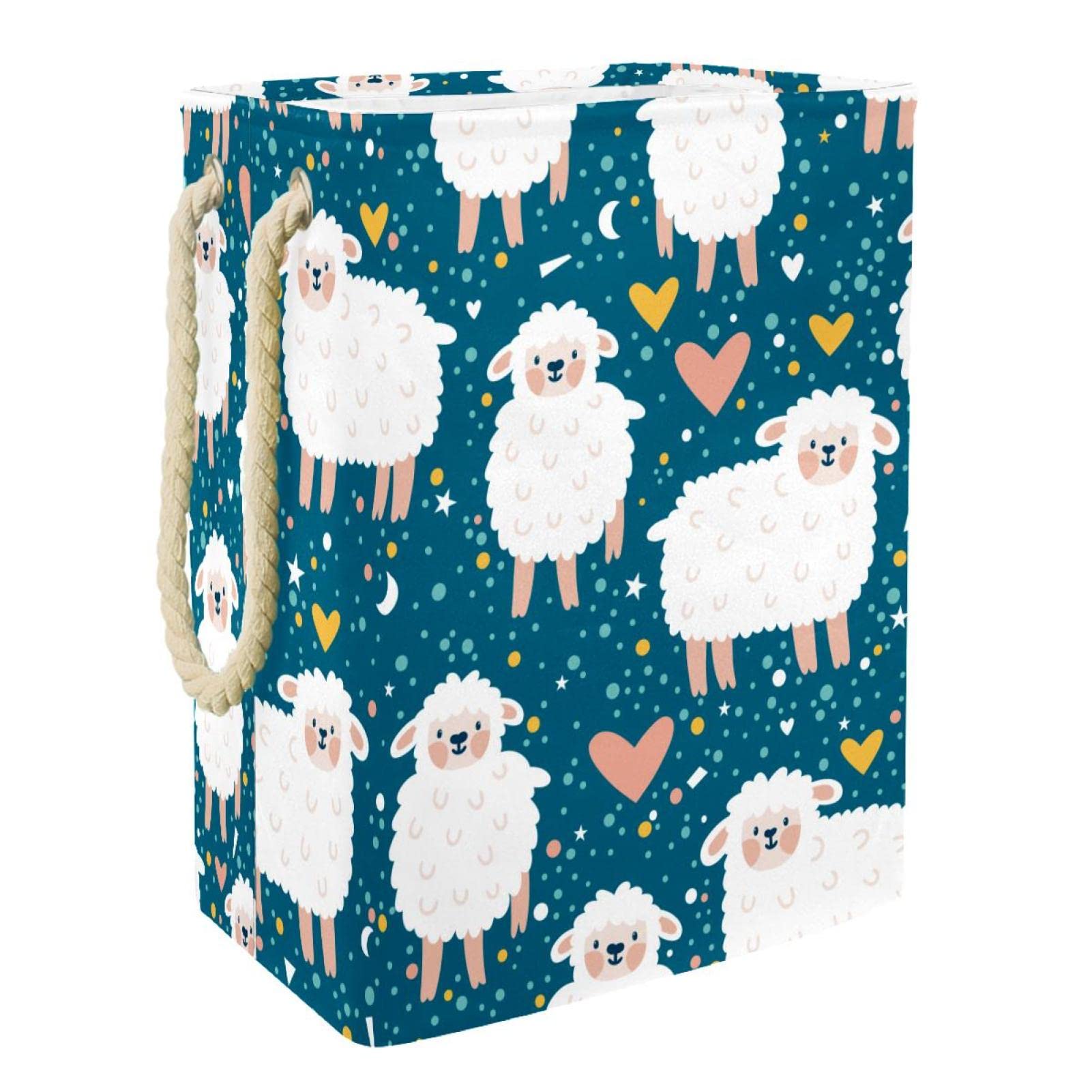 Panier à linge motif mouton pour éliminer le désordre de la chambre