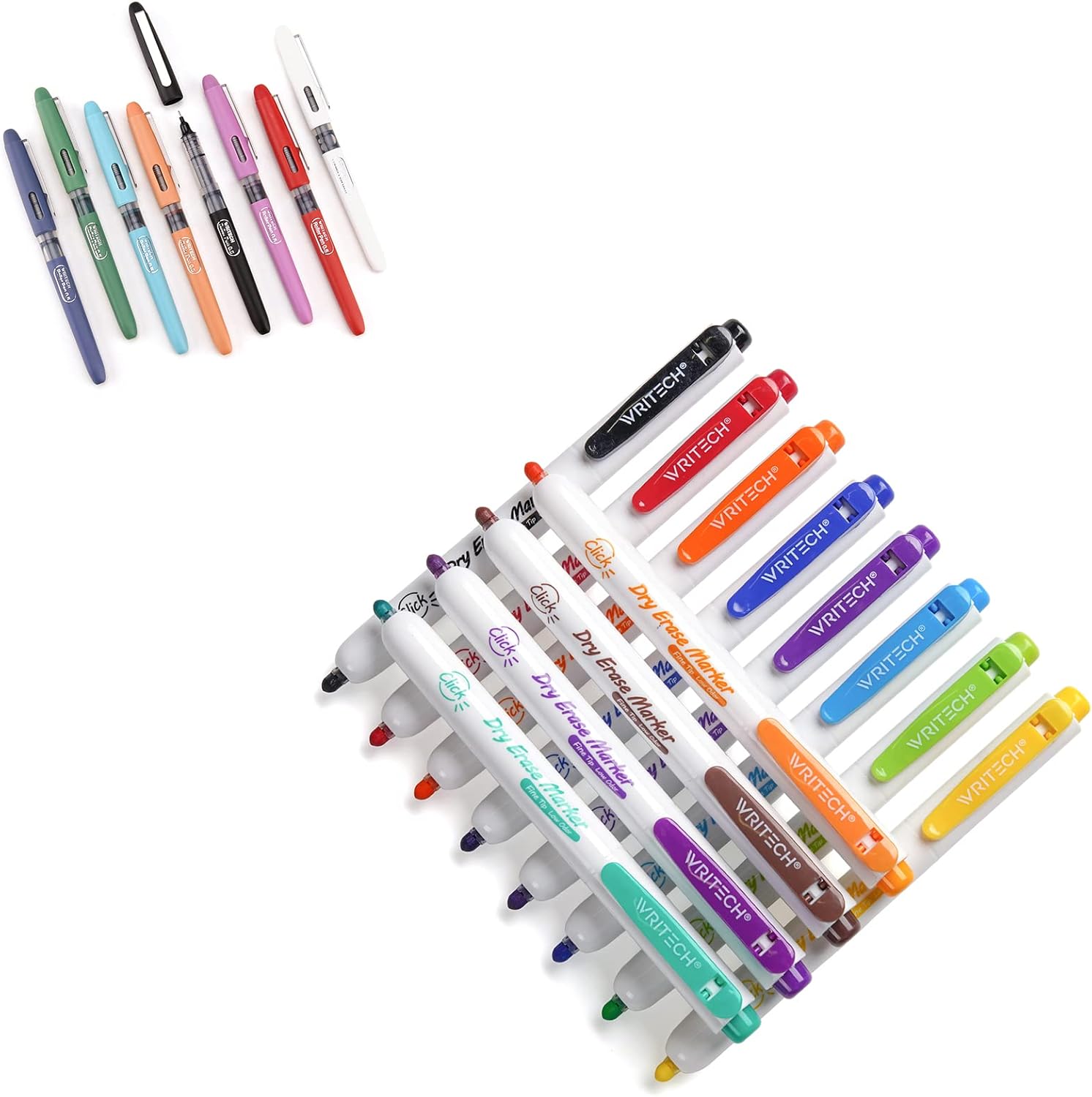 WRITECH Retractable Dry Erase Markers Liquid Ink