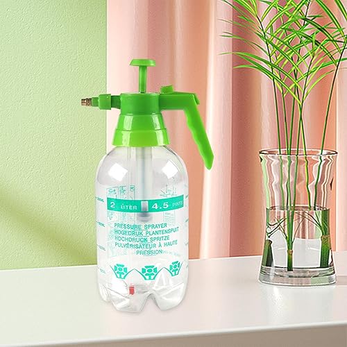 Miniatura 7 de Pulverizador manual de presión multiuso de 0.5 galones con boquilla de latón ajustable, pulverizador de jardín para limpieza del hogar, garaje,