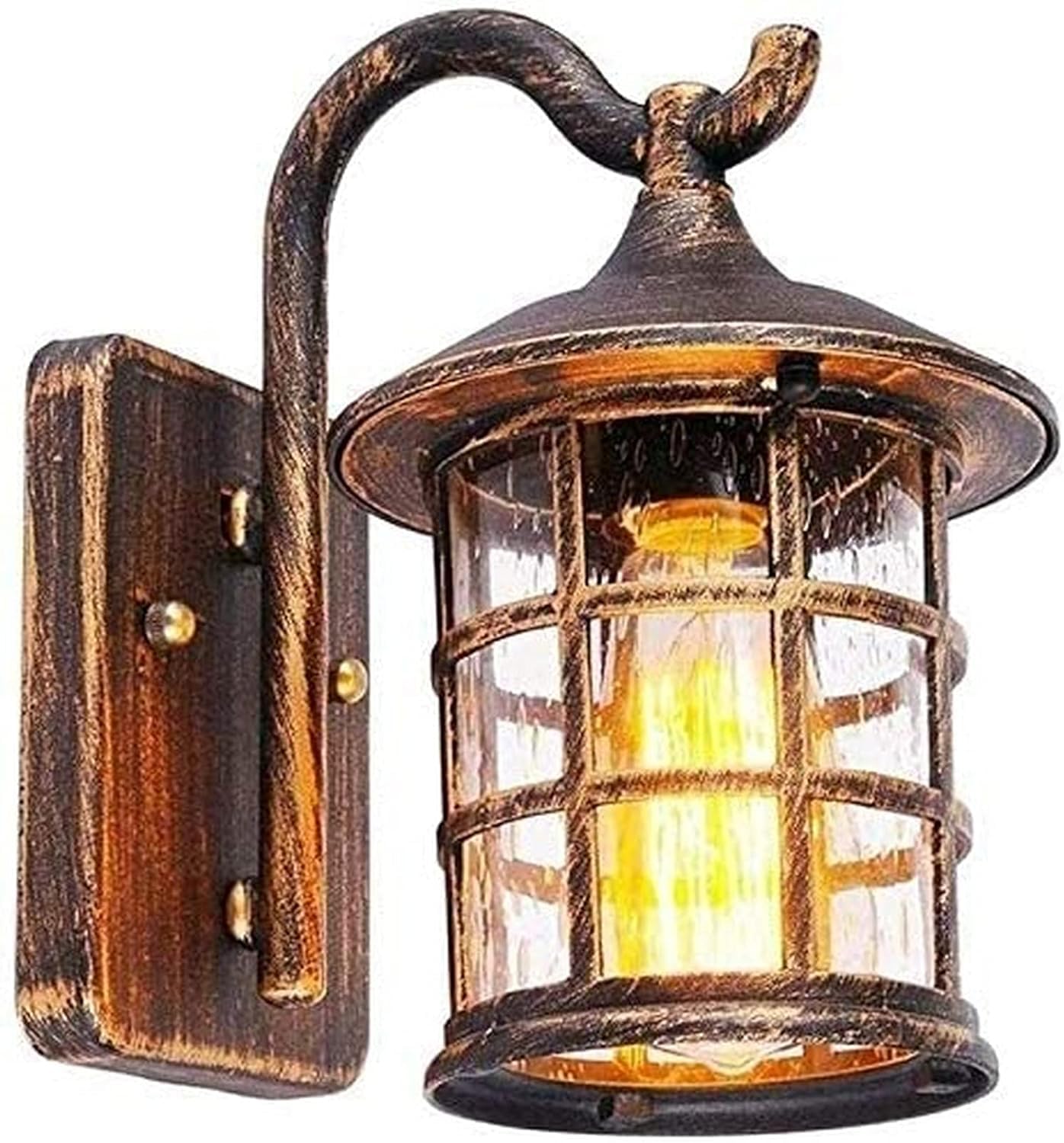 HXYSXHJUO Wall Light Lamp Outdoor Waterproof American Country Retro Aisle Balcony Garden Bedside European Rain Light, Pendant